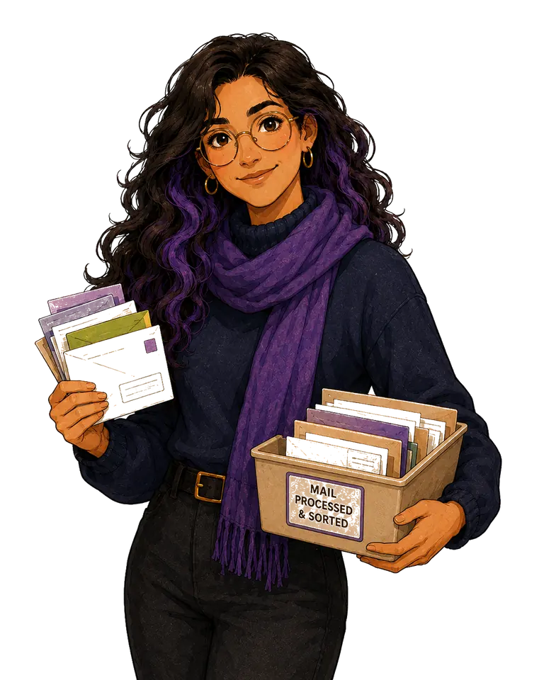 Riley transparent character cutout